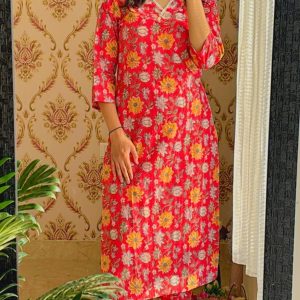 Alternative view of Narangi Mogra Lace Suit Set - Sukoon 3.0 (Slim Fit)