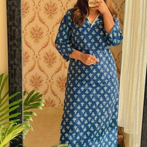 Alternative view of Indigo Viral Lace Suit Set - Sukoon 3.0 (Slim Fit)