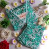 Teal Bluebells Lace Suit Set - Sukoon 3.0 (Slim Fit)