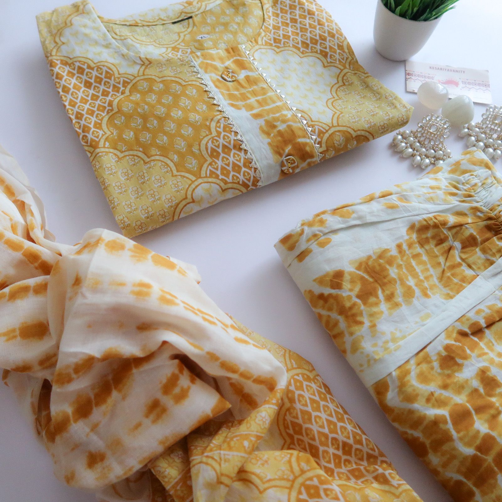 Yellow Stylish Suit Set - Image 2