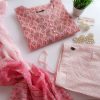 Spring Roz Pink Cotton Suit