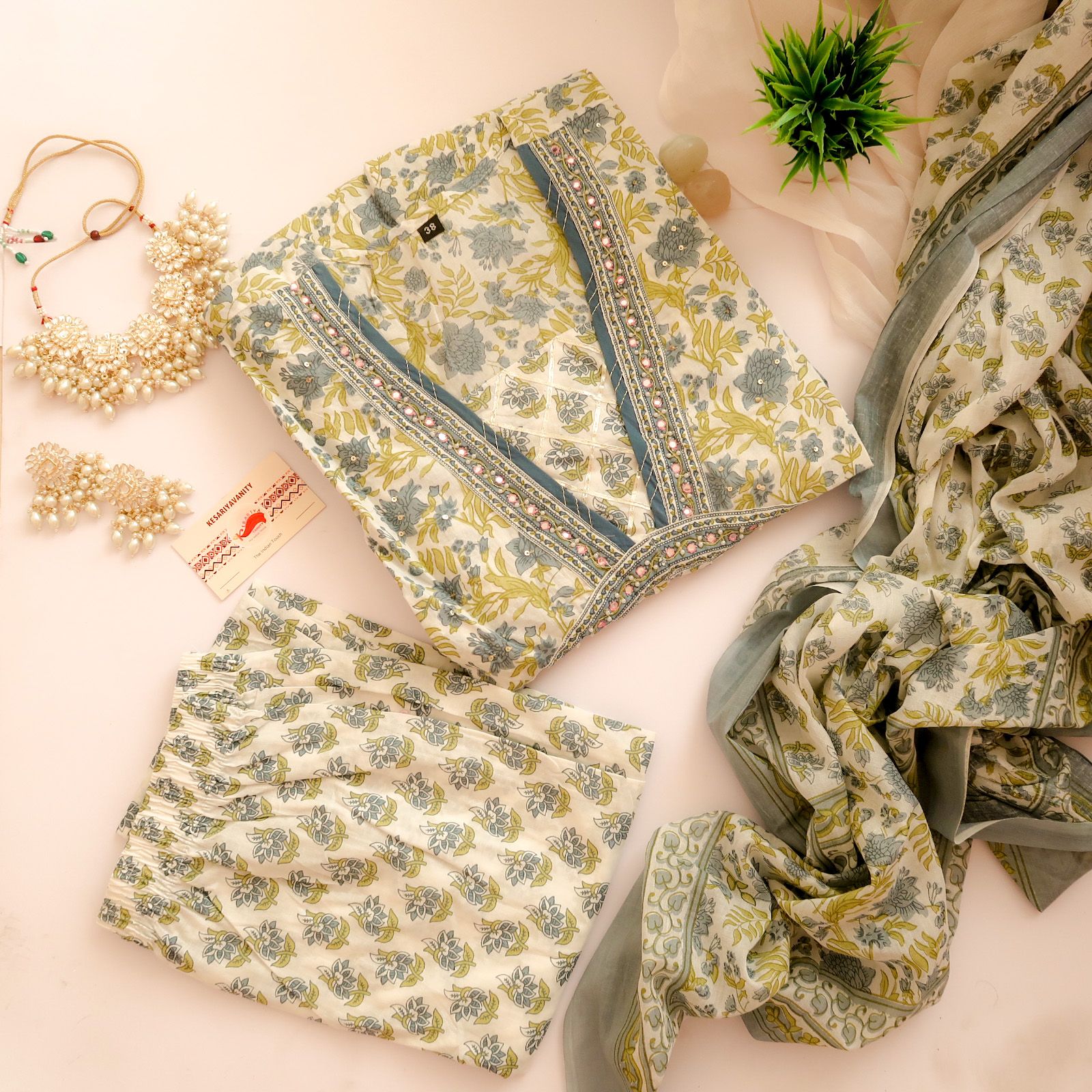 Vrinda Soft Cotton Suit