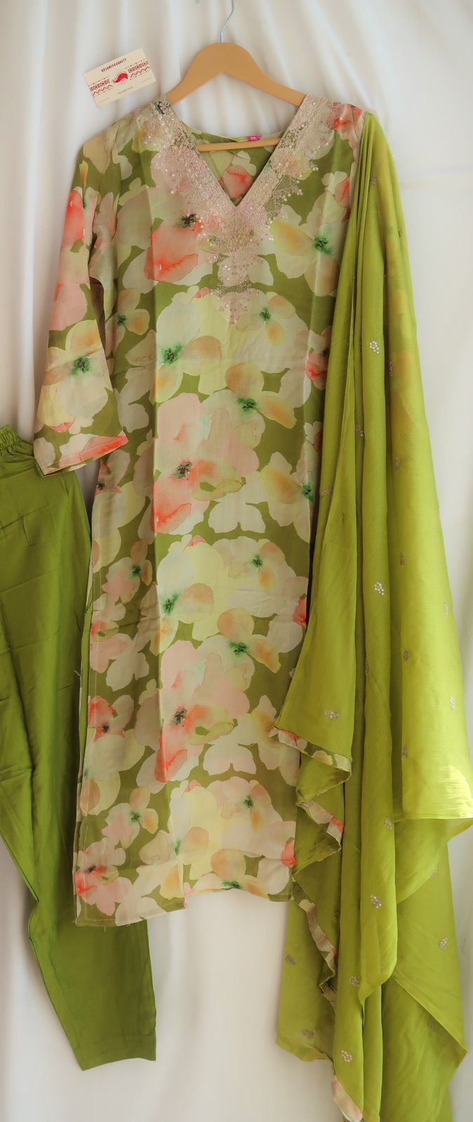 Aasira Festive Special Pure Chinon Suit Set - EOFY SALE - Image 2