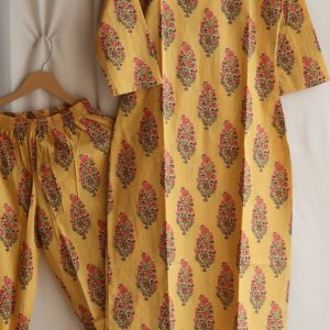 Alternative view of Sunflower Yellow Floral Suit Set