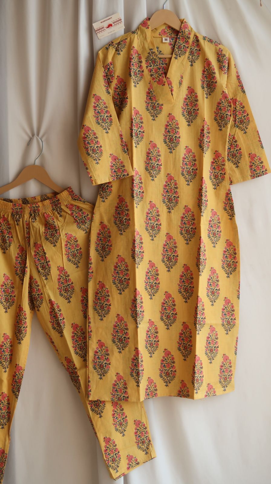 Sunflower Yellow Floral Suit Set - Image 2