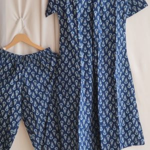 Alternative view of Indigo Blossom Office/Regular Wear Suit Set