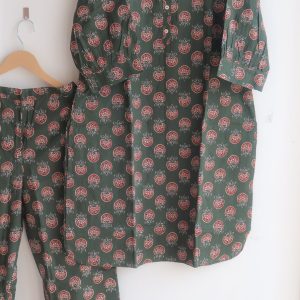 Alternative view of Verde Mocha Office/Regular Wear Suit Set