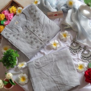 Shades of Graceful Grey Suit Set - EOFY SALE