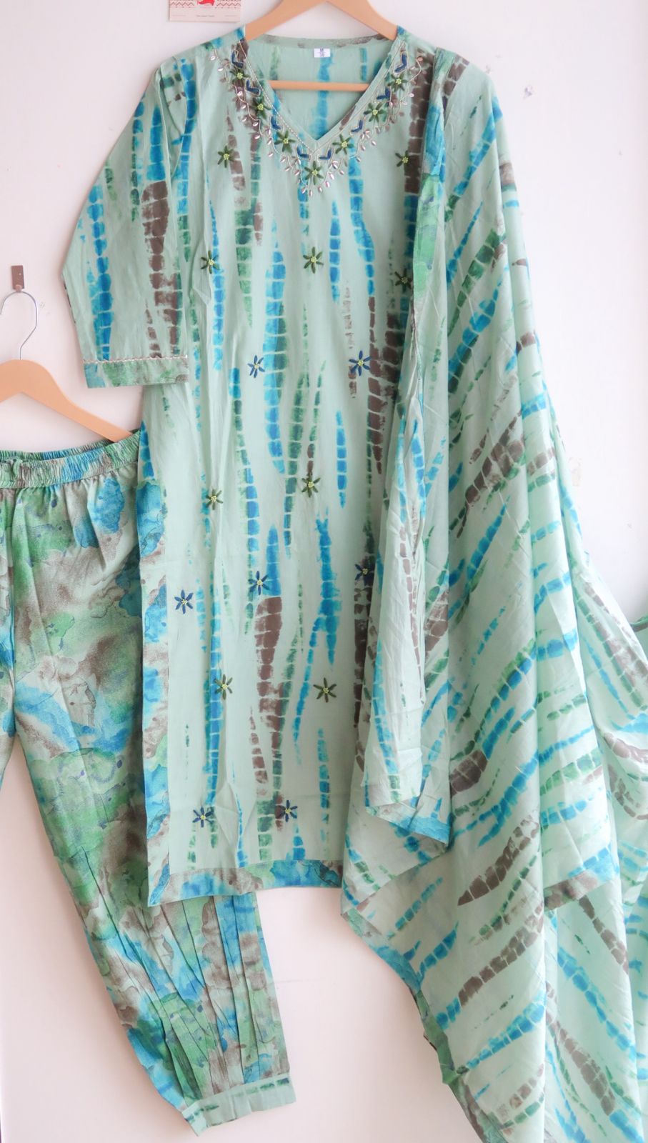 Aqua Splendor Tie-Dye Suit Set - EOFY SALE - Image 2