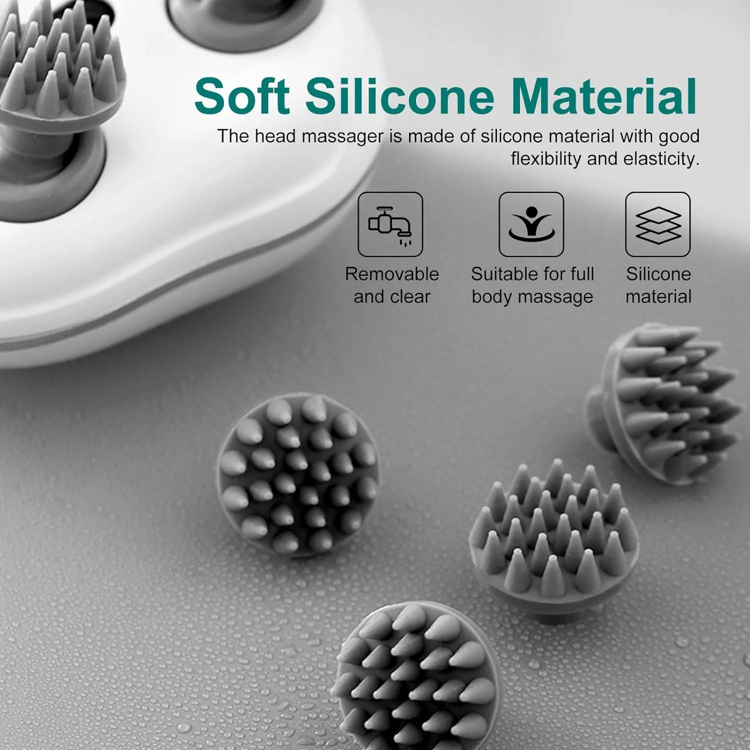 Electric Head,Scalp Massager | Advance Red Light Therapy for Boost Hair Growth - Image 5