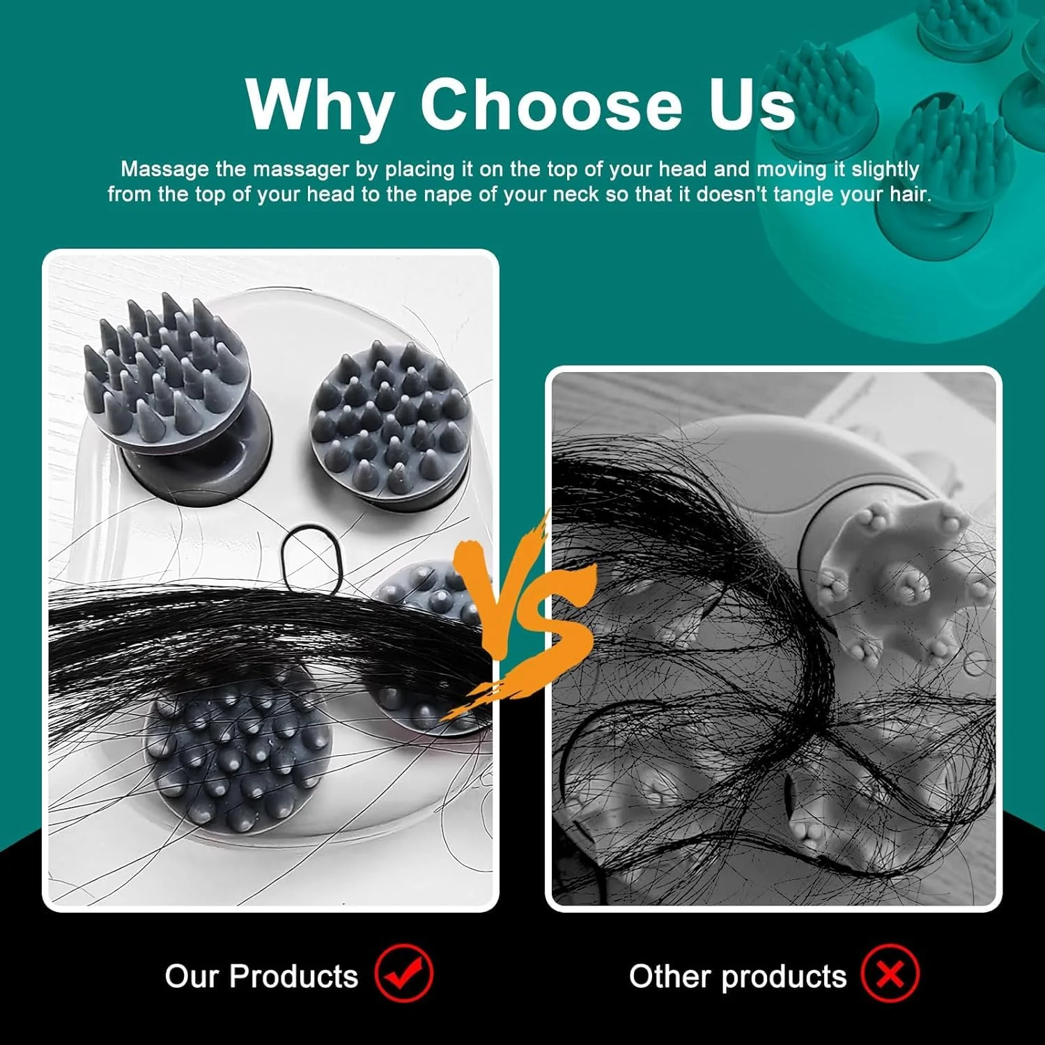 Electric Head,Scalp Massager | Advance Red Light Therapy for Boost Hair Growth - Image 6