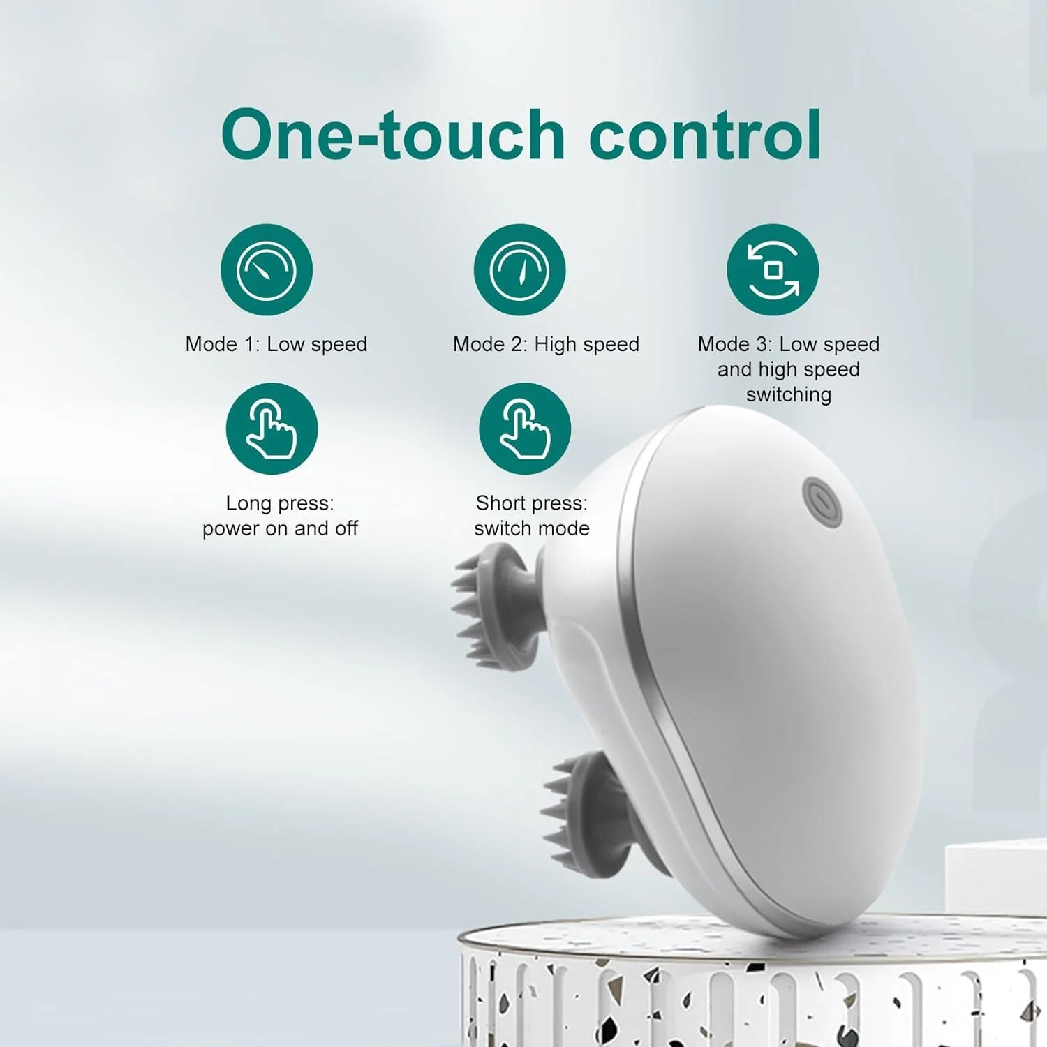 Electric Head,Scalp Massager | Advance Red Light Therapy for Boost Hair Growth - Image 9